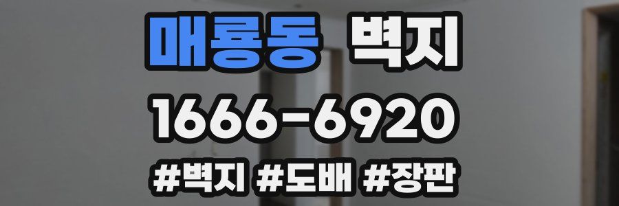 매룡동 벽지