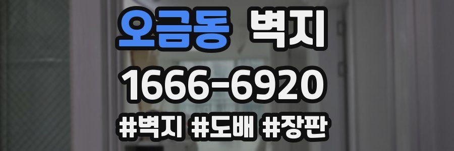 오금동 벽지
