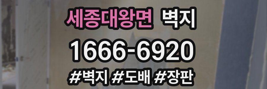 세종대왕면 벽지