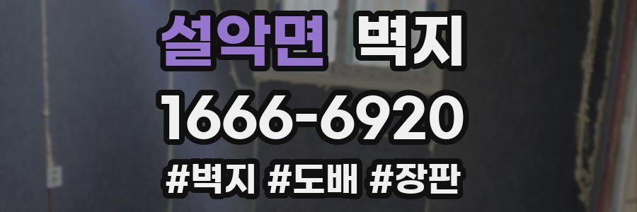 설악면 벽지