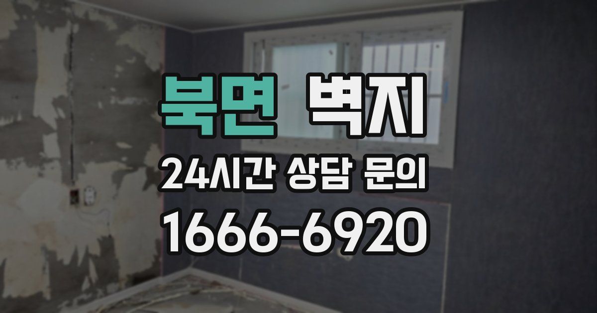 북면 벽지