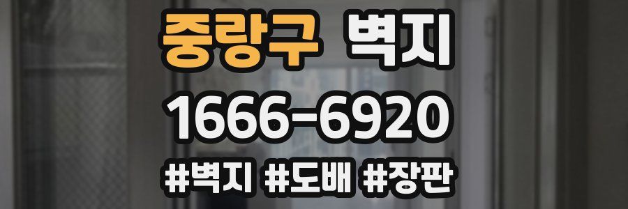중랑구 벽지