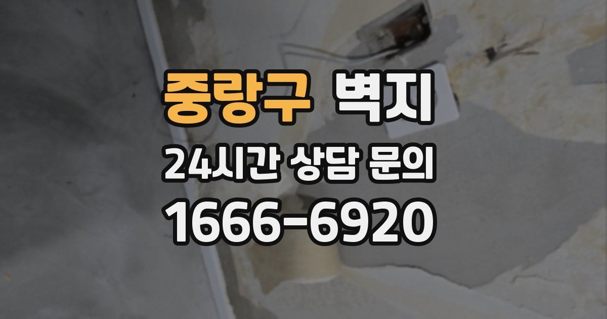 중랑구 벽지