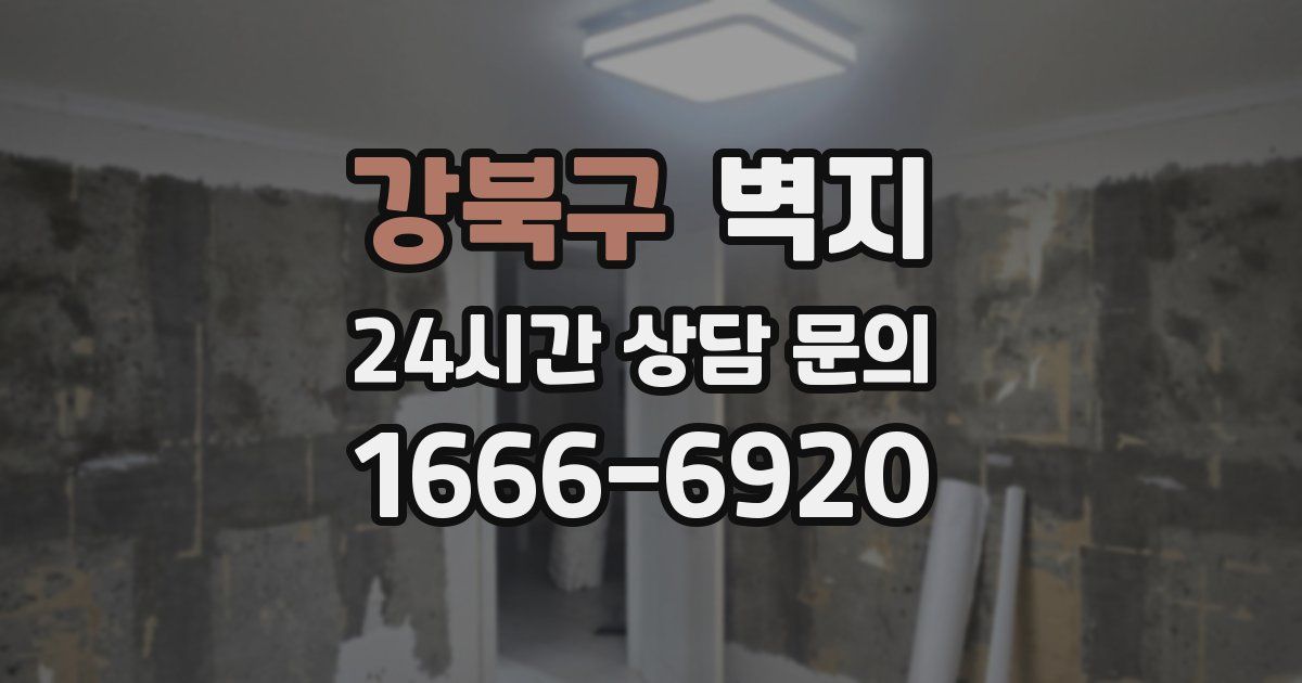 강북구 벽지