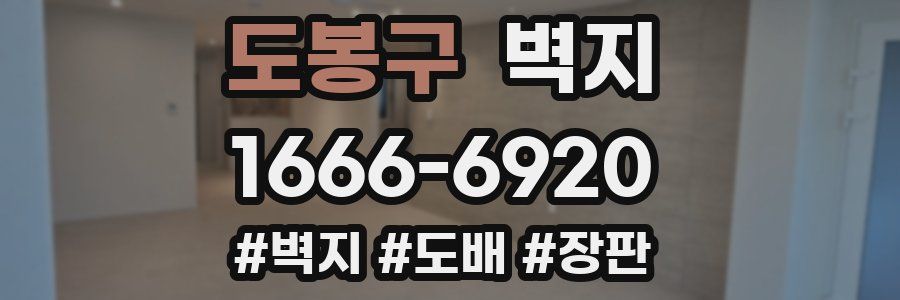 도봉구 벽지