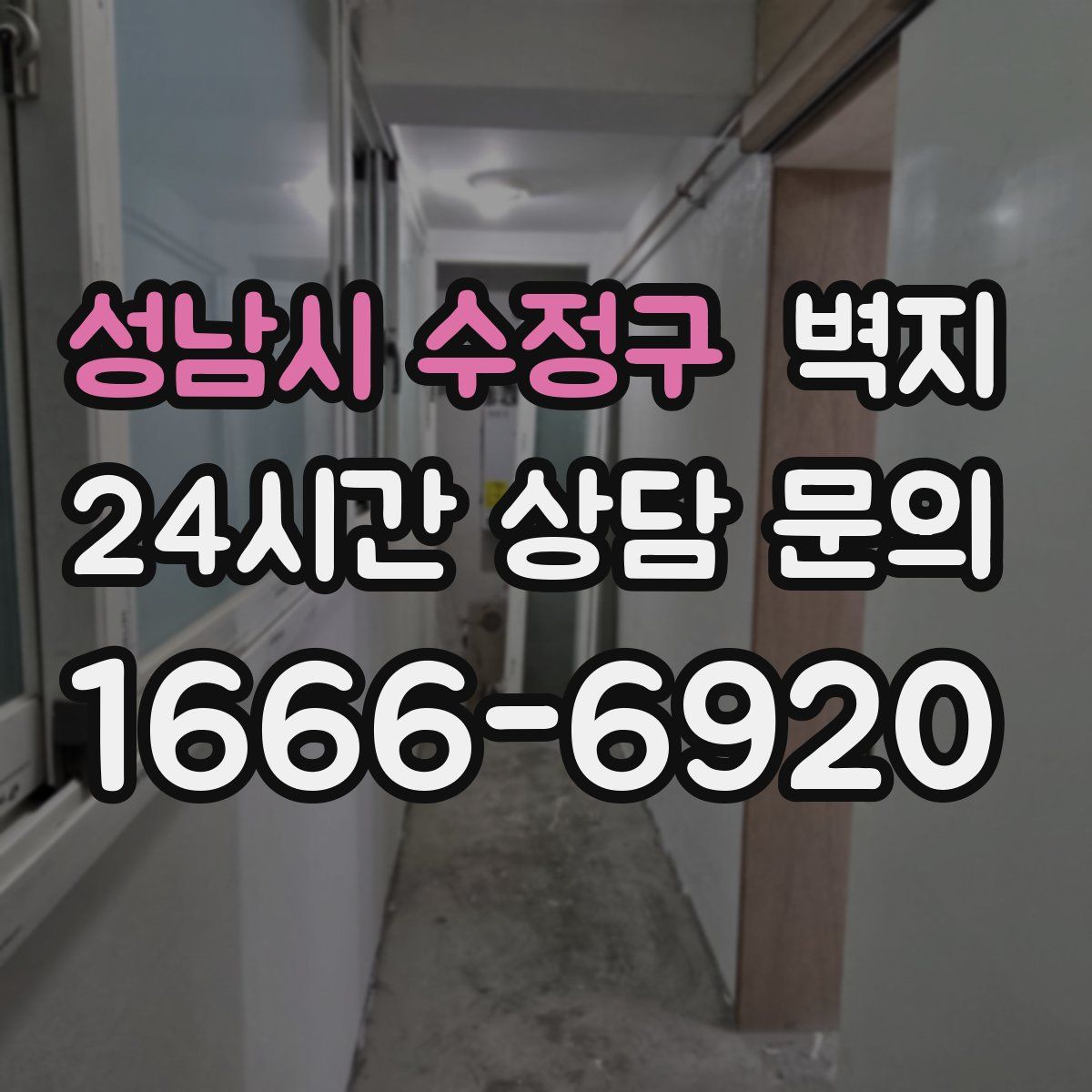 성남시 수정구 벽지