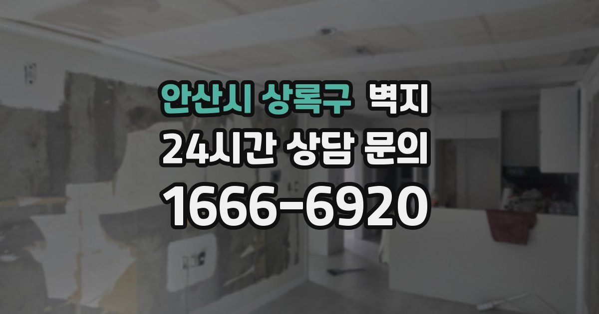 안산시 상록구 벽지