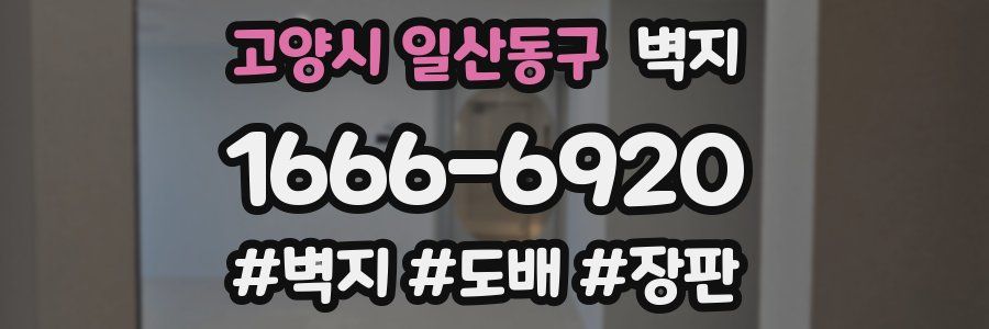 고양시 일산동구 벽지