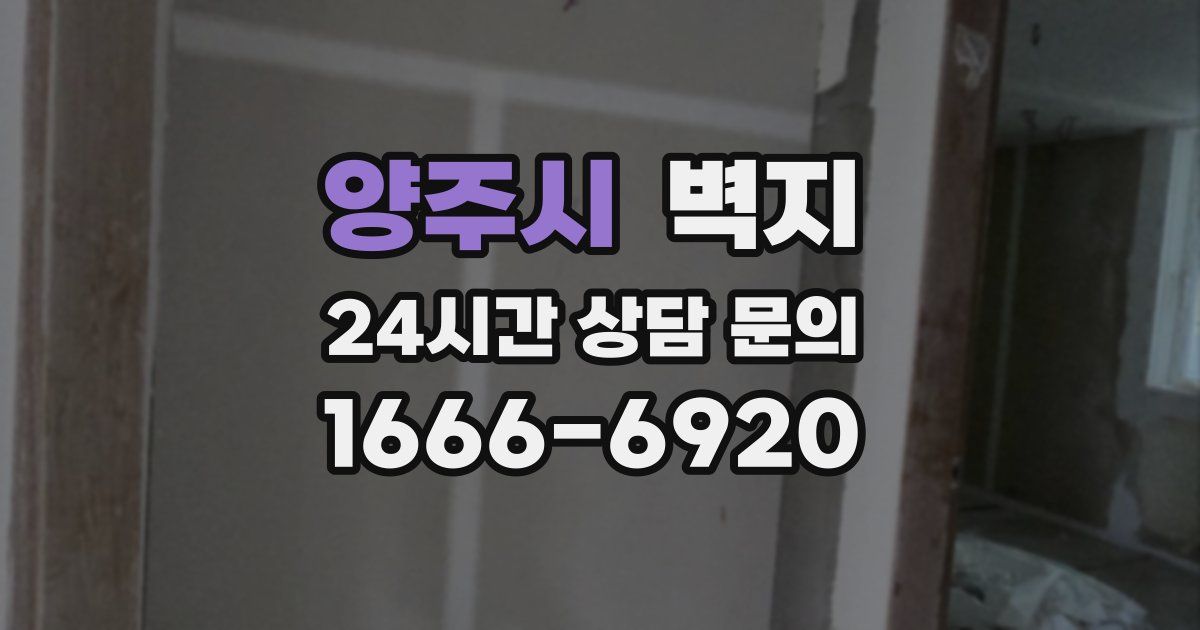 양주시 벽지