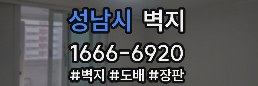 성남시 벽지