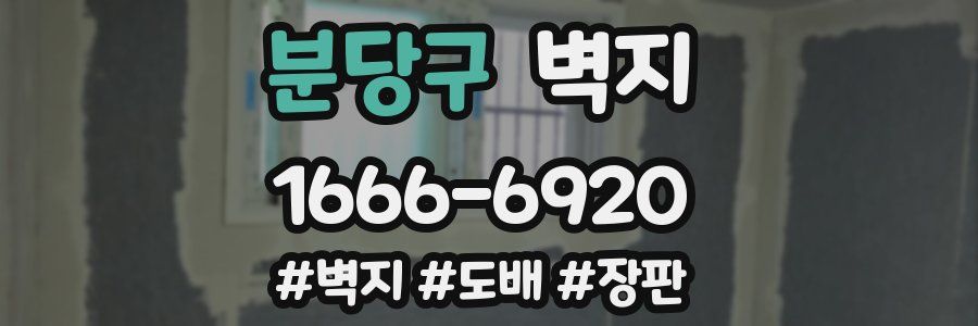 분당구 벽지