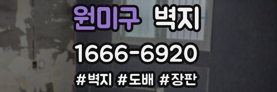 원미구 벽지