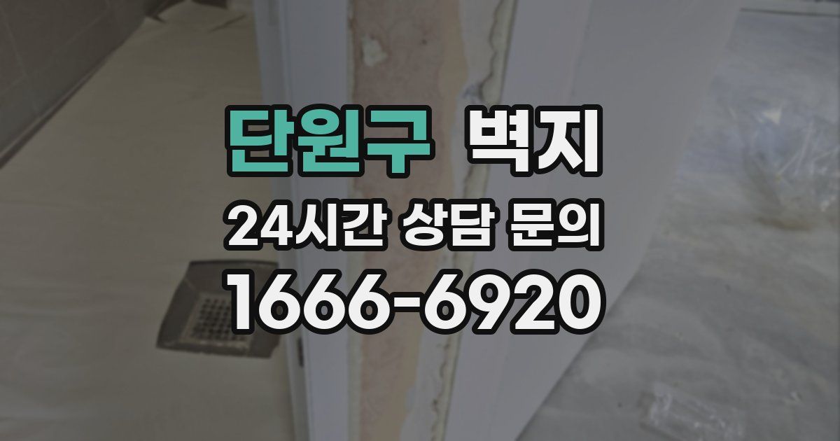 단원구 벽지
