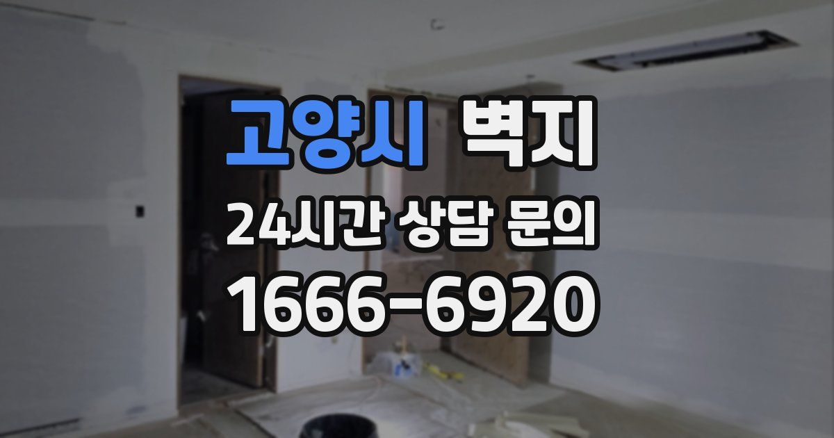 고양시 벽지