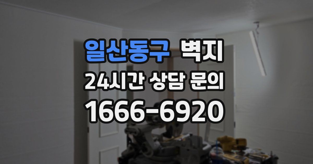 일산동구 벽지
