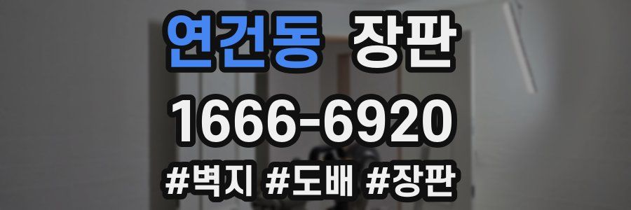 연건동 장판