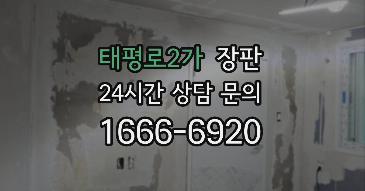태평로2가 장판