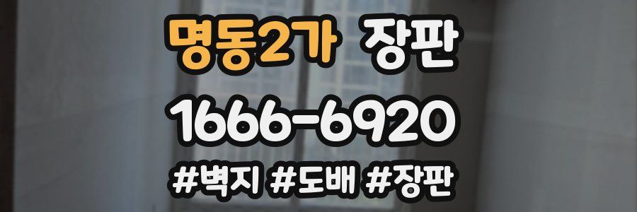 명동2가 장판