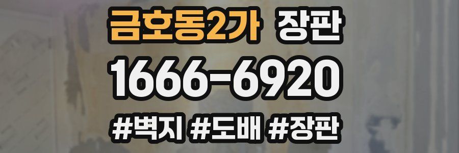 금호동2가 장판