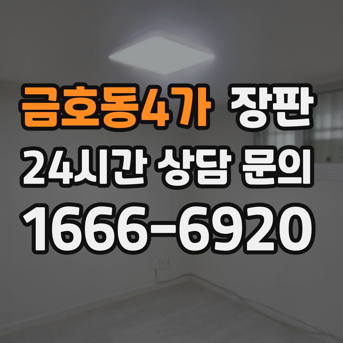금호동4가 장판