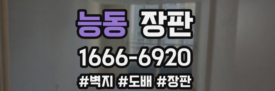 능동 장판