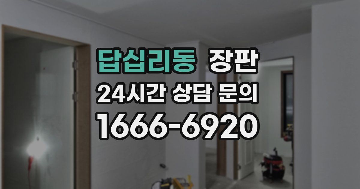 답십리동 장판