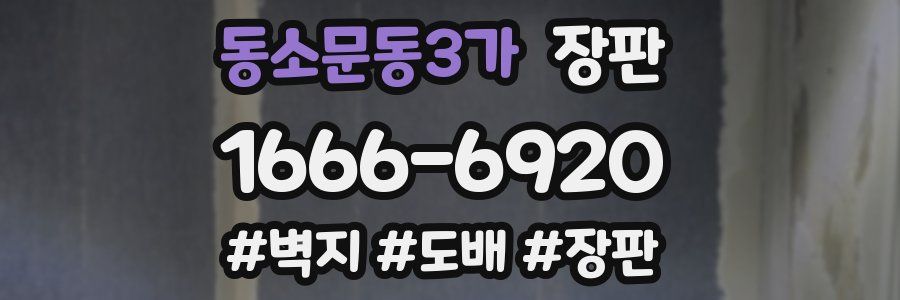 동소문동3가 장판