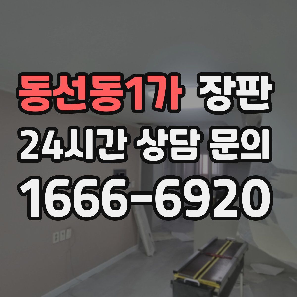 동선동1가 장판