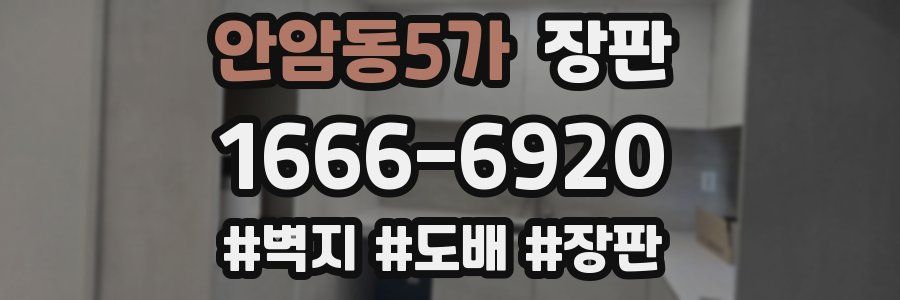 안암동5가 장판