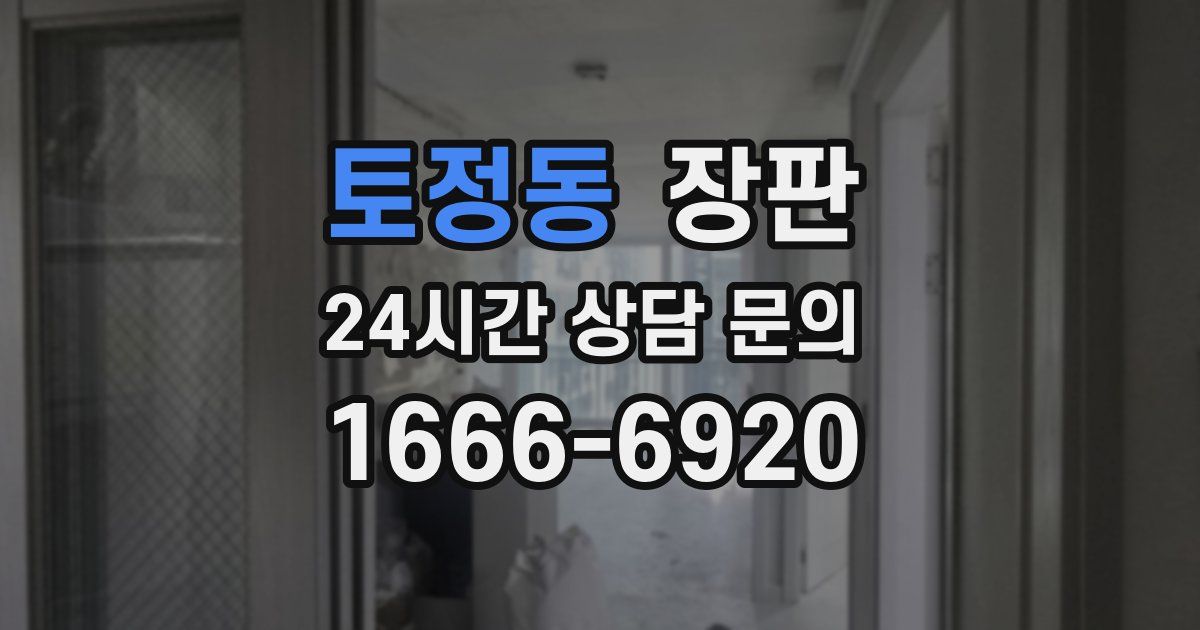 토정동 장판