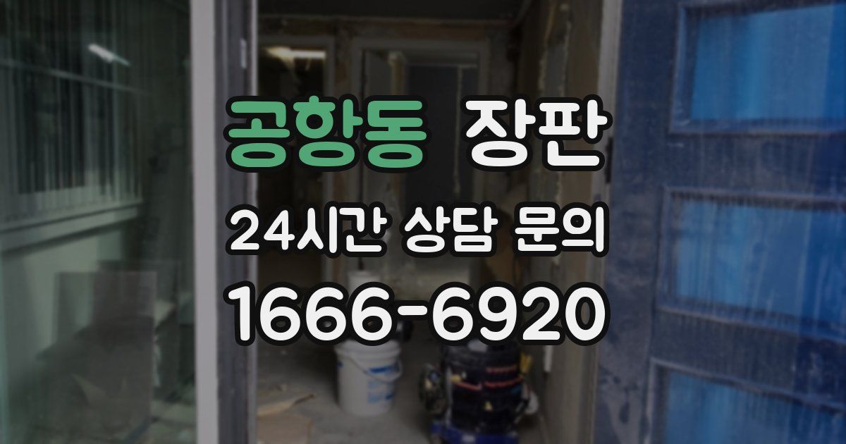 공항동 장판