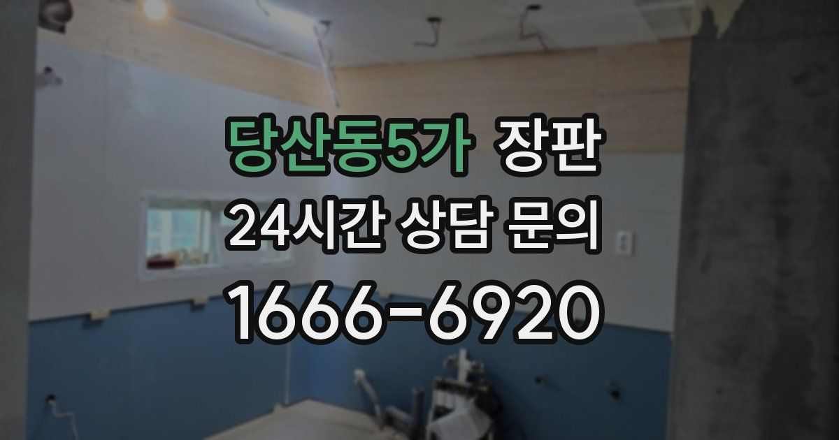 당산동5가 장판