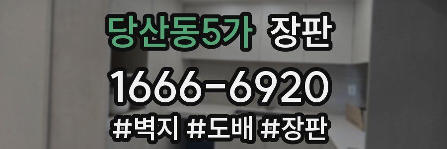 당산동5가 장판