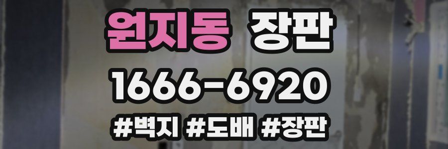 원지동 장판