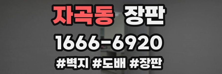 자곡동 장판