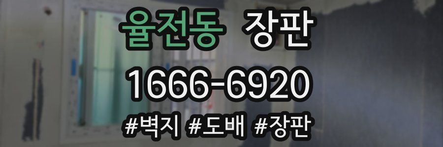 율전동 장판