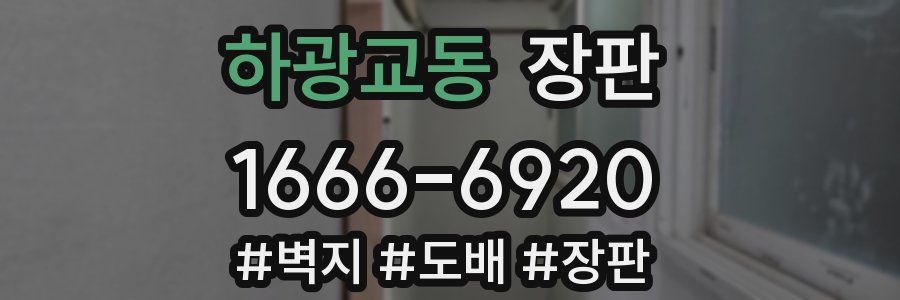하광교동 장판