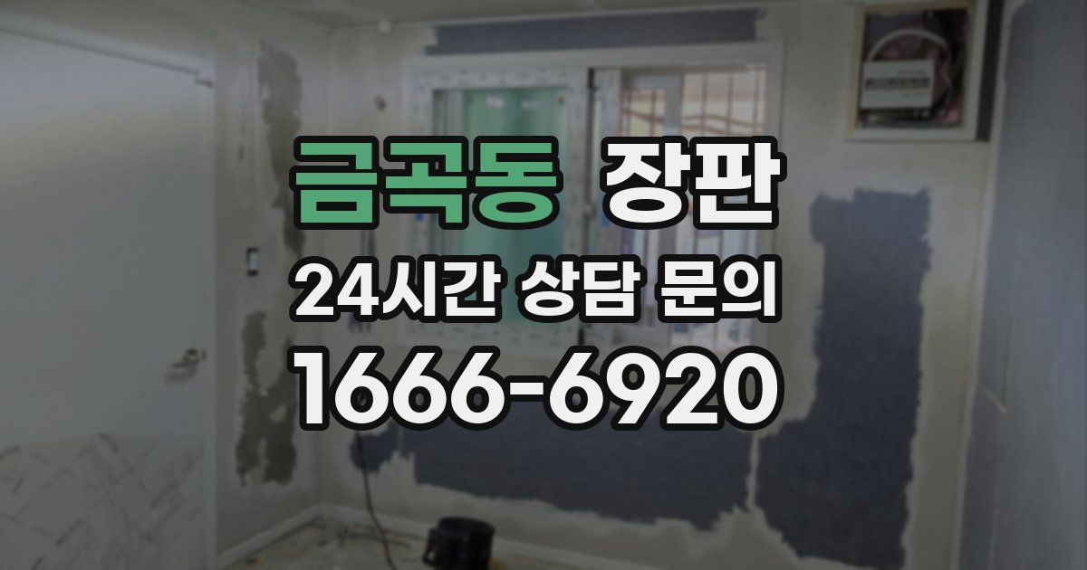 금곡동 장판