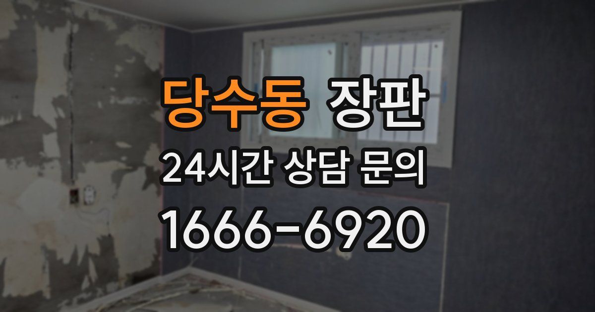 당수동 장판