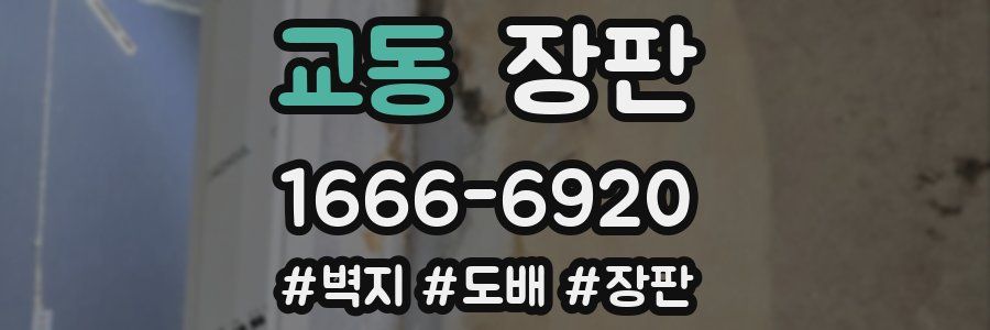 교동 장판