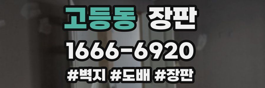 고등동 장판