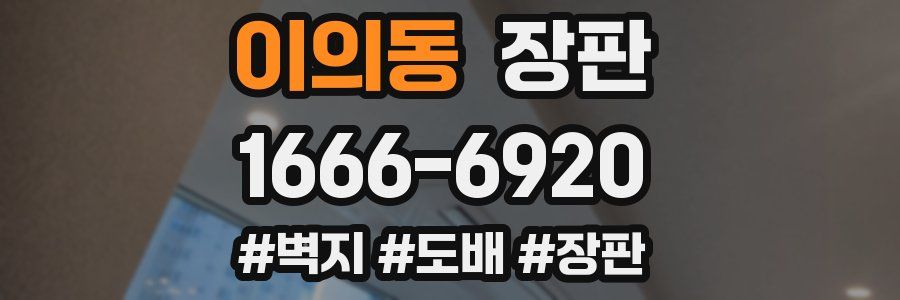 이의동 장판