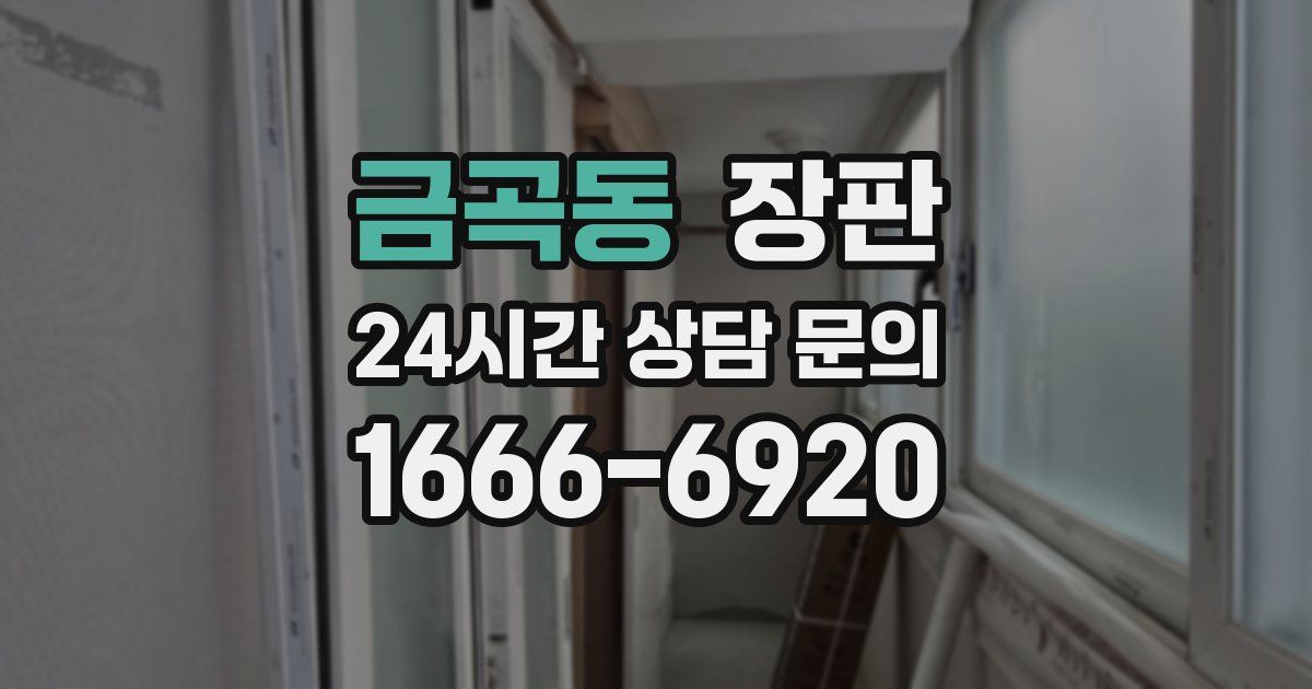 금곡동 장판