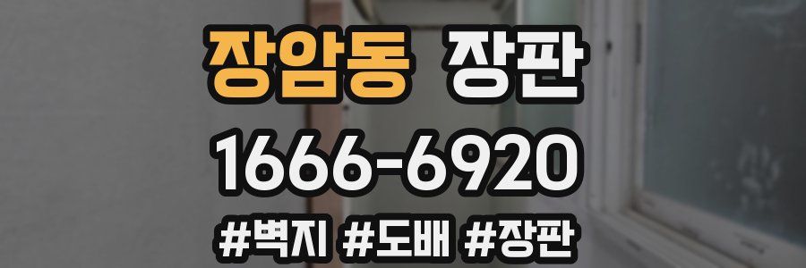 장암동 장판