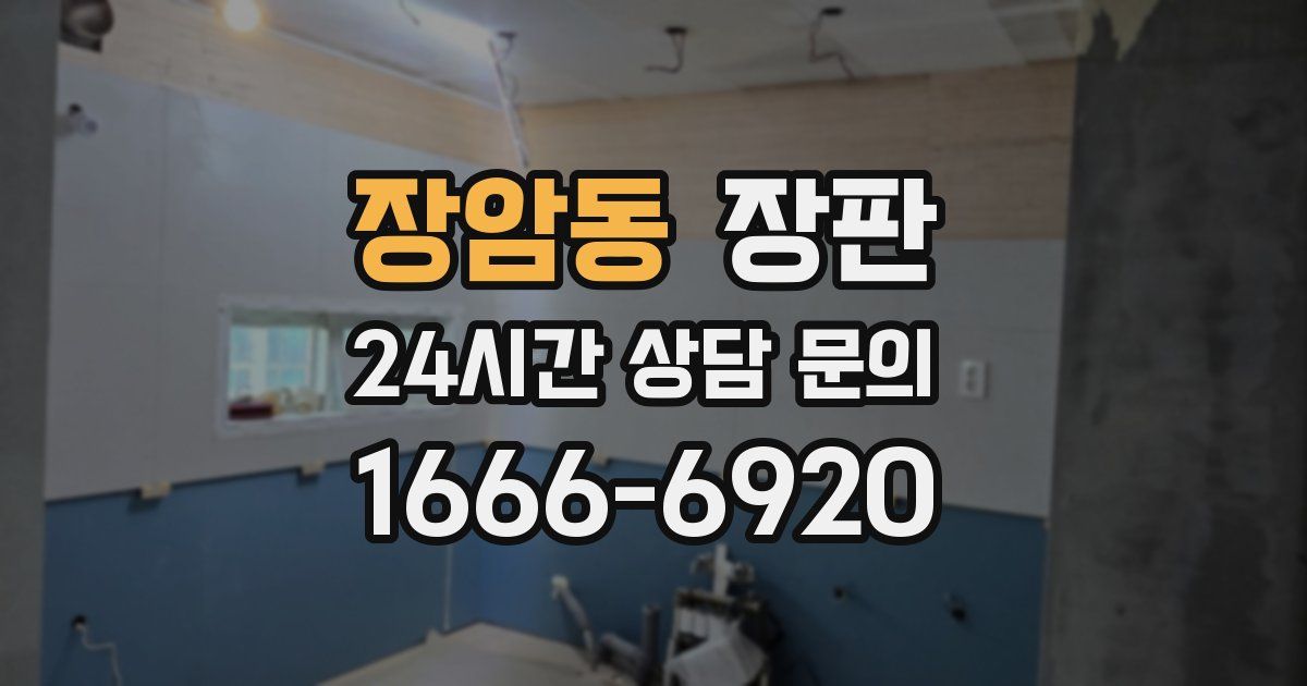 장암동 장판