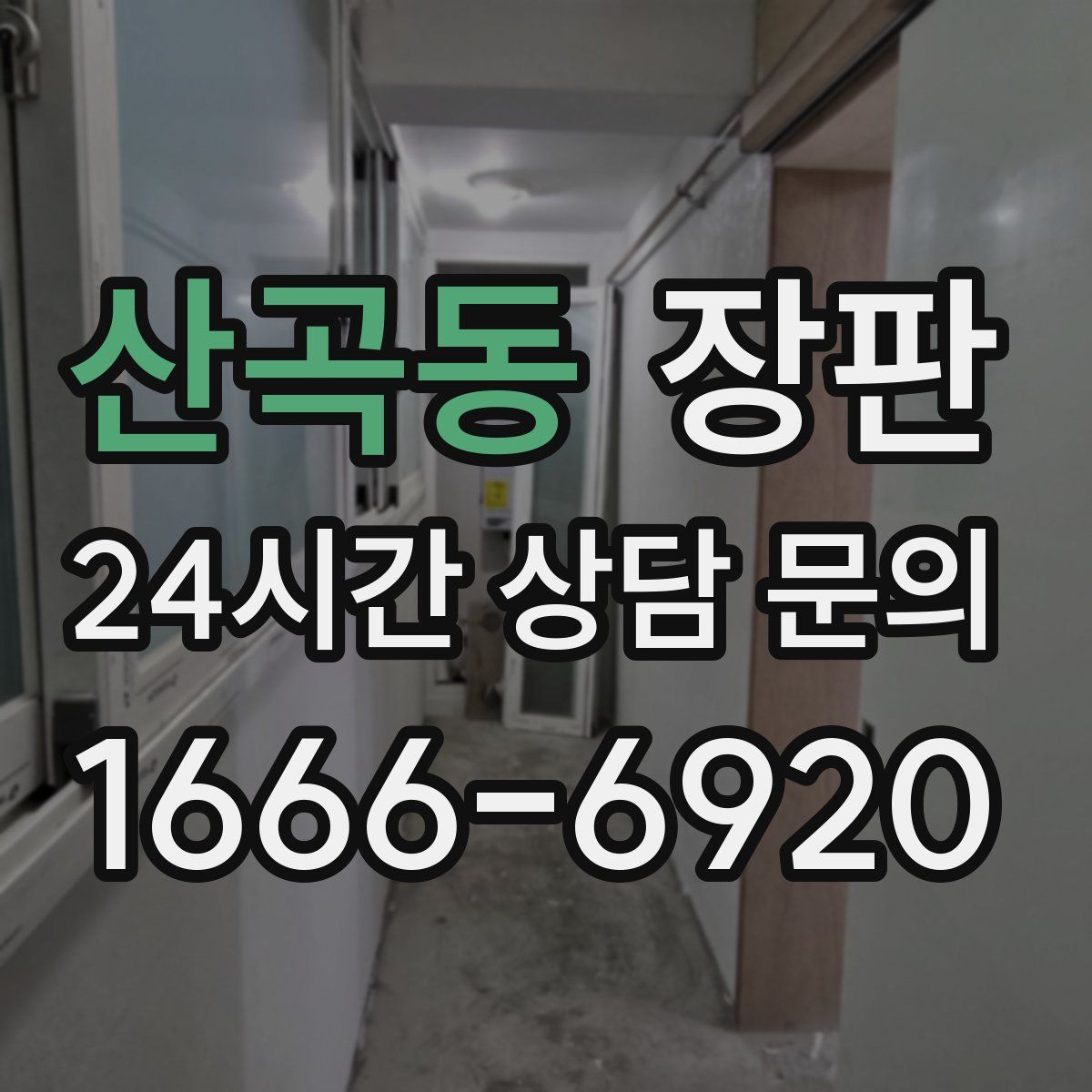 산곡동 장판