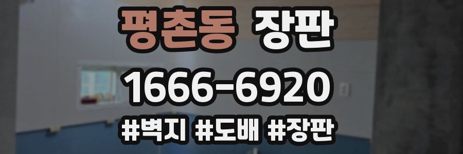 평촌동 장판