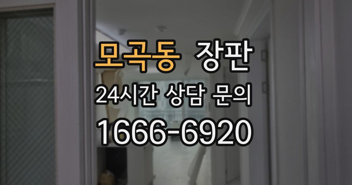 모곡동 장판