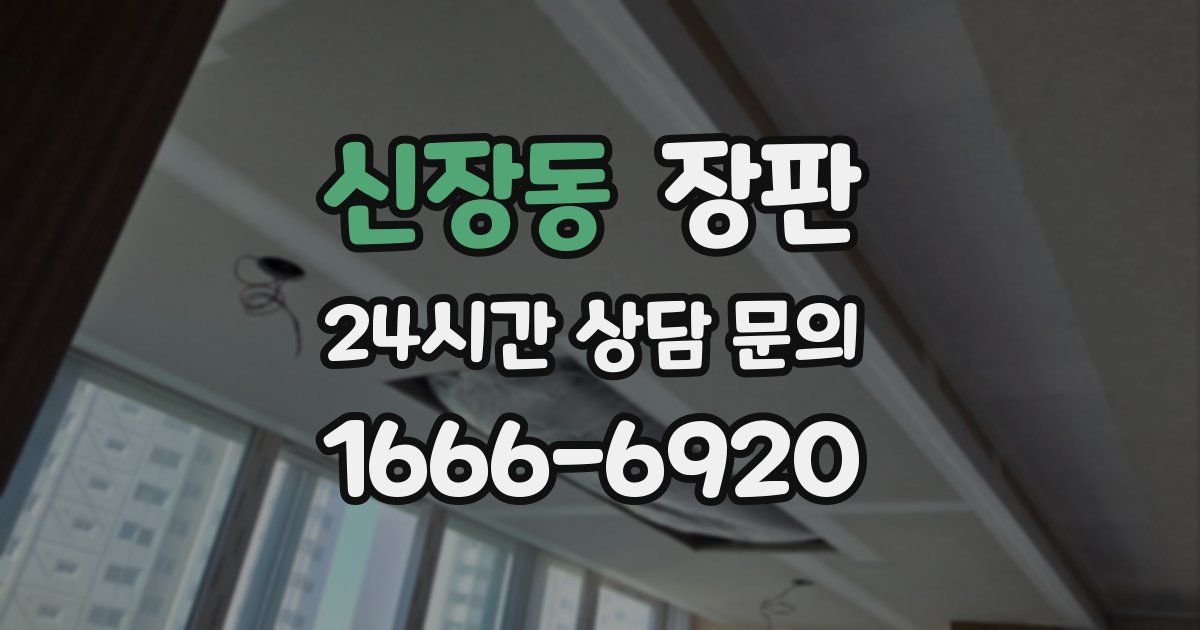 신장동 장판