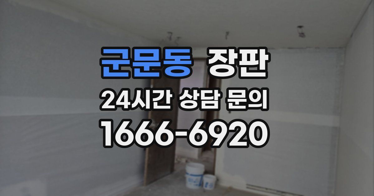 군문동 장판